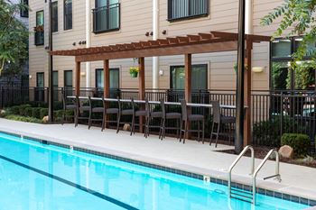 Large pool view